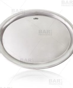 Flash Sale 🧨 Bars Oval Serving Tray - 10.5" X 8.25" - Stainless Steel 😍