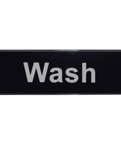 Budget 🔥 Bars "Wash" Sign - 9" X 3" ⭐