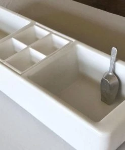 Best deal ✨ Bars Polar White Party Barge 👏 -Outlet Bars Store white party barge revo kitchen side view 800x