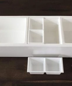 Best deal ✨ Bars Polar White Party Barge 👏 -Outlet Bars Store white party barge revo kitchen top view 2 800x