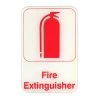 Coupon 🎉 Bars "Fire Extinguisher" Sign - 6" X 9" ✨ -Outlet Bars Store white plastic fire extinguisher sign big 800x
