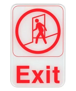 Coupon ⭐ Bars "Exit" Sign - 6" X 9" 🥰