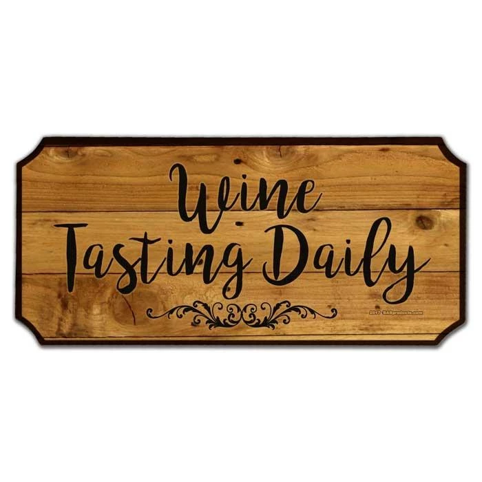Promo ๐ Bars Wood Plaque Sign - Wine Tasting Daily โ๏ธ 3 Promo ๐ Bars Wood Plaque Sign - Wine Tasting Daily โ๏ธ