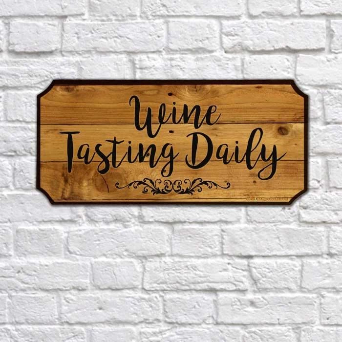 Promo ๐ Bars Wood Plaque Sign - Wine Tasting Daily โ๏ธ 4 Promo ๐ Bars Wood Plaque Sign - Wine Tasting Daily โ๏ธ - Image 2