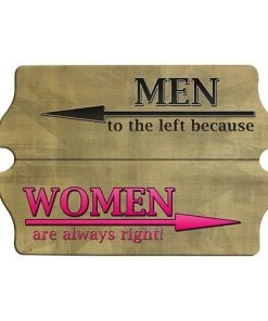 Hot Sale ❤️ Bars Wood Bar Sign Tavern-Shaped - 👩 Women Are Always Right 🌟