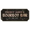 Buy ⌛ Bars BOURBON BAR - CUSTOMIZABLE Wood Plaque Sign - Color Options 🎁 -Outlet Bars Store wood bar sign plaque bourbon bar black 800x