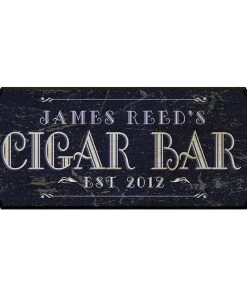 Best Pirce 👍 Bars CIGAR BAR - CUSTOMIZABLE Wood Plaque Sign - Color Options 🔥