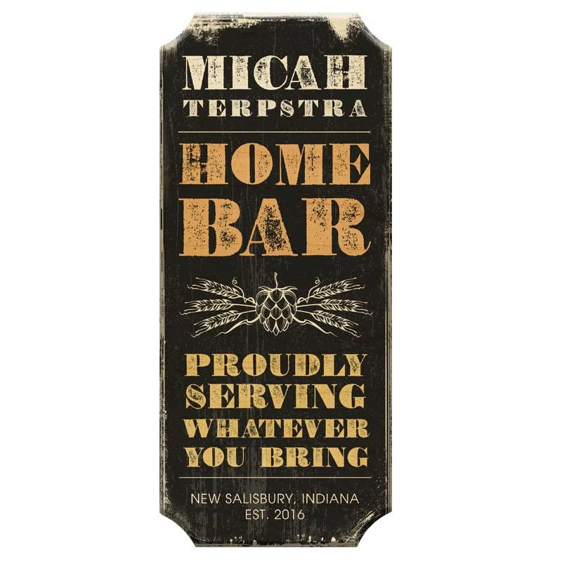Cheapest 🧨 Bars HOME BAR - CUSTOMIZABLE Wood Plaque Sign - Color Options ⌛ 5 Cheapest 🧨 Bars HOME BAR - CUSTOMIZABLE Wood Plaque Sign - Color Options ⌛ - Image 3