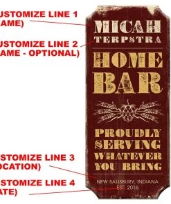 Cheapest 🧨 Bars HOME BAR - CUSTOMIZABLE Wood Plaque Sign - Color Options ⌛ 13 Cheapest 🧨 Bars HOME BAR - CUSTOMIZABLE Wood Plaque Sign - Color Options ⌛ -Outlet Bars Store wood bar sign plaque home bar red 1 800x