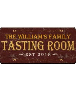 Best Pirce 🎉 Bars TASTING ROOM - CUSTOMIZABLE Wood Plaque Sign - Color Options 👏