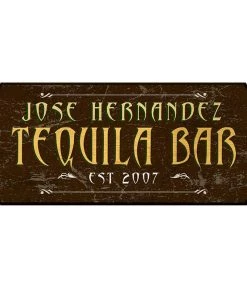 Wholesale ✨ Bars TEQUILA BAR - CUSTOMIZABLE Wood Plaque Sign - Color Options ✨ 10 Wholesale ✨ Bars TEQUILA BAR - CUSTOMIZABLE Wood Plaque Sign - Color Options ✨ -Outlet Bars Store wood bar sign plaque tequila bar brown 800x