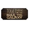 Buy ⭐ Bars Wood Plaque Kolorcoat™ Sign - Rule The Galaxy 💯 -Outlet Bars Store wood plank sign rule galaxy coffee 800 800x