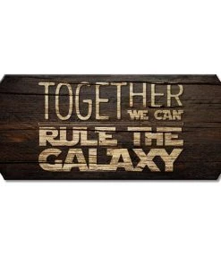 Buy ⭐ Bars Wood Plaque Kolorcoat™ Sign - Rule The Galaxy 💯