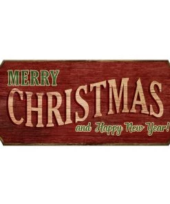 Top 10 🔥 Bars Merry ❄ Christmas Red Vintage Wooden ❄ Christmas Sign 👏