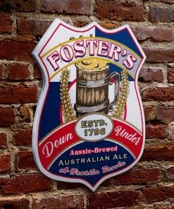 Budget 🔥 Bars CUSTOMIZABLE Wood Shield Plaque - Heritage Beer Tavern Sign - Many Options Available - Two Sizes 👍 -Outlet Bars Store wood shield plaque sign customize add your name personalize beer australia 800x