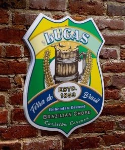 Budget 🔥 Bars CUSTOMIZABLE Wood Shield Plaque - Heritage Beer Tavern Sign - Many Options Available - Two Sizes 👍 -Outlet Bars Store wood shield plaque sign customize add your name personalize beer brazil 800x