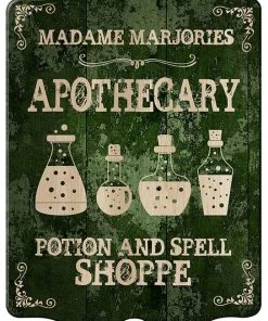 Best Sale ⭐ Bars Custom Apothecary Wood Sign - Tavern Shaped 😀 -Outlet Bars Store wood tavern sign apothecary green web 800x