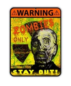 Cheap 😉 Bars Kolorcoat™ Metal Bar Signs - Zombie - 9"x12" 🧨